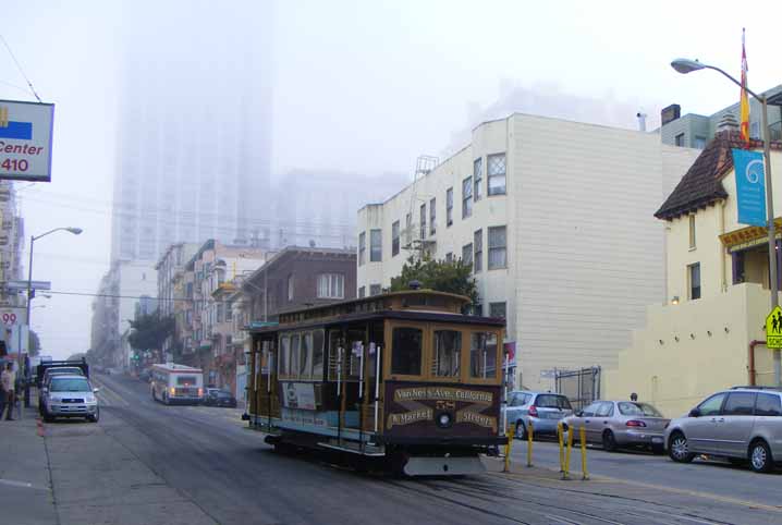 San Francisco California cable car 58